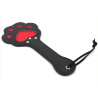 Kinky Puppy Paddle Patte 28 x 13cm Noir-Rouge